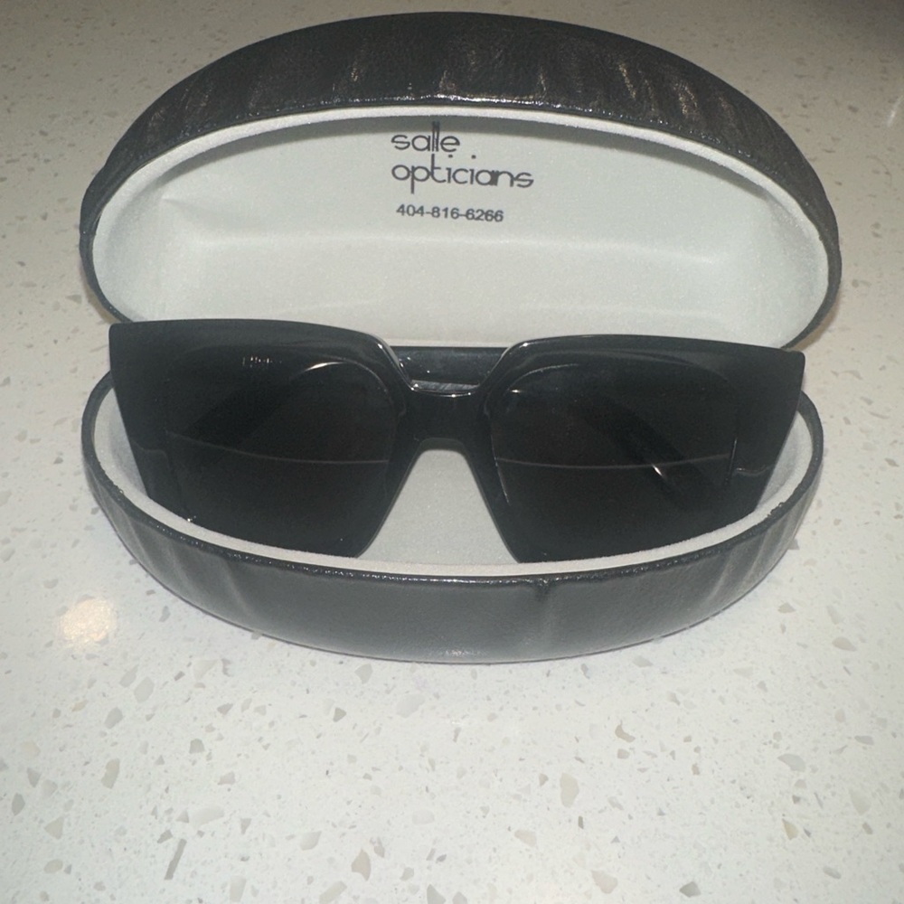 Christian Dior Black Sunglasses with Case